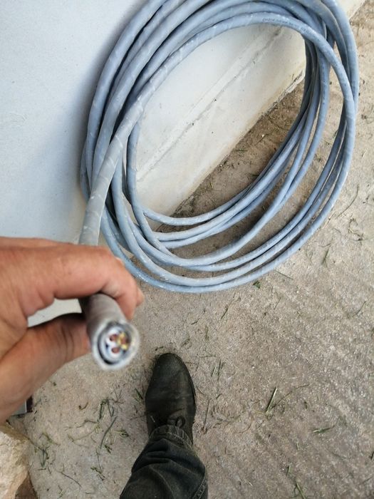Cablu electric CYABY-F, 3 x 6 mm², 16 m, gri