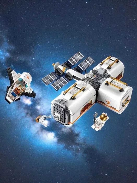 Конструктор Лунная космическая станция  City 436деталей лего совместим