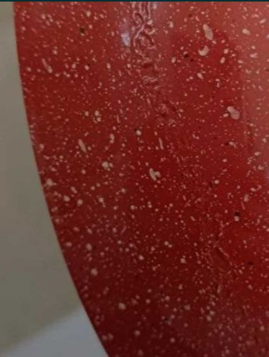 Малък гранитен тиган Taç със стъклен капак