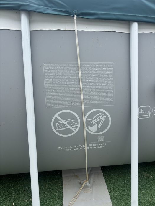 Piscina INTEX 488 x 244 x 107 cm