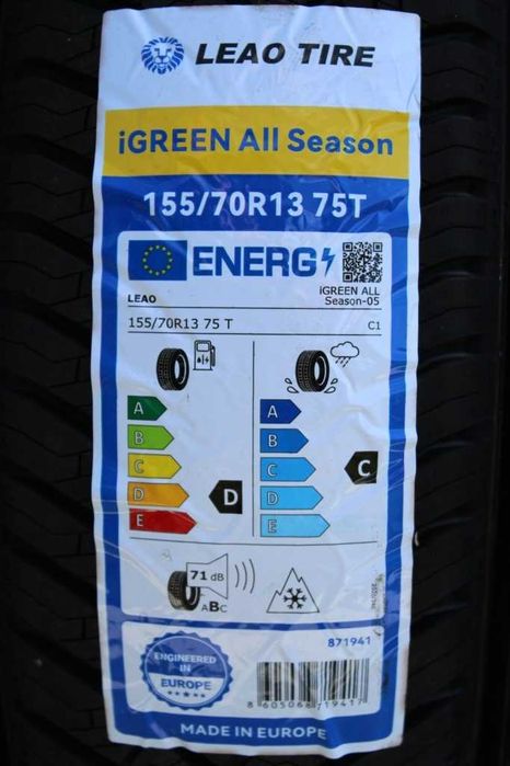 Anvelope noi 155/70R13 75T, LEAO, All Season