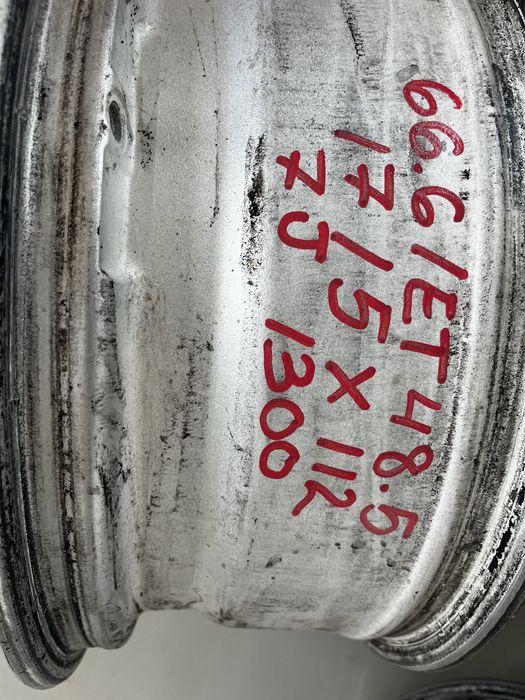 4бр лети джанти за Mercedes 5х112/ет48.5/ц.отв66.6/7J/17цола