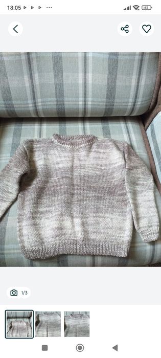 Вязаные вещи, теплые, свитер и жилетка