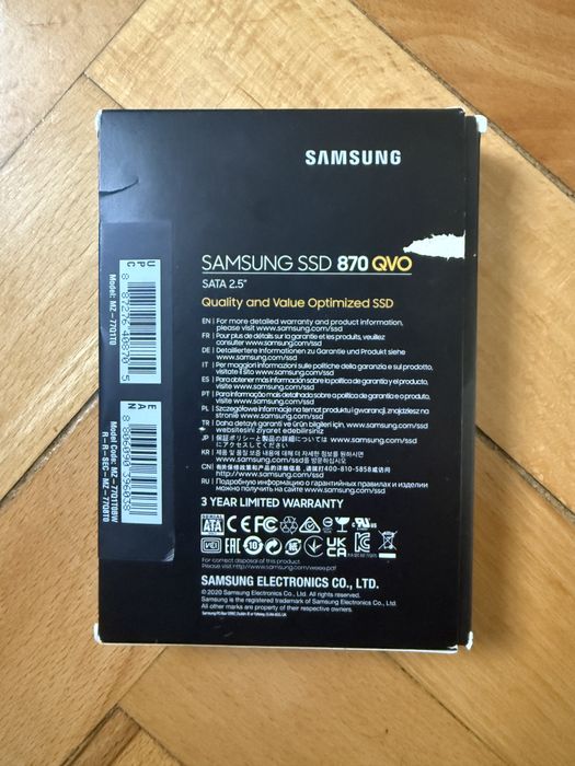 SSD Samsung 870 QVO 1TB