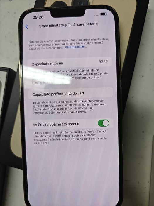 iPhone 13 pro max Gold 256 gb