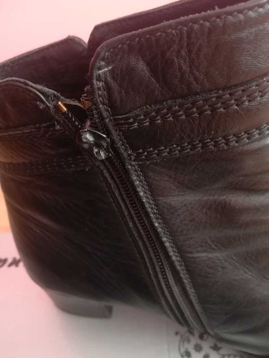 италиански боти от естествена кожа номер 39