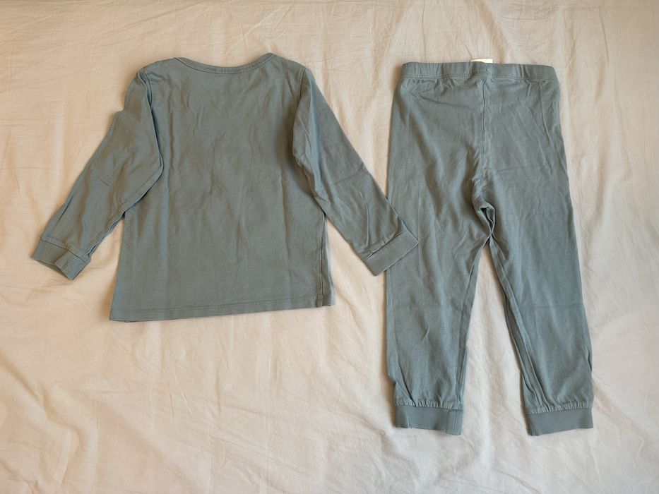 Set 2 pijamale lungi H&M, din bumbac, 98/104 cm