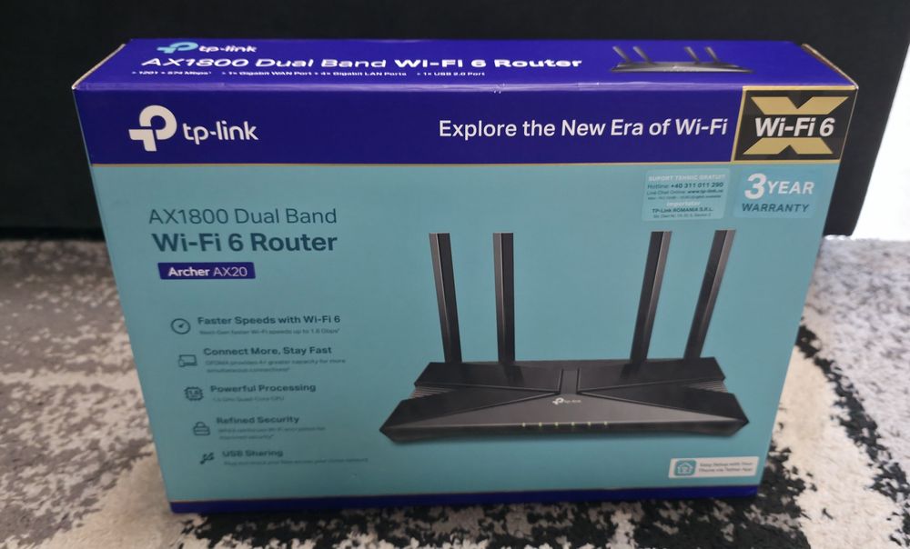 Рутер Wi-Fi TP-Link ARCHER AX20/AX1800