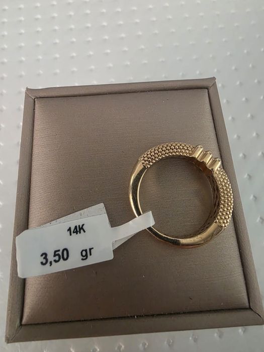 Золотое кольцо 19размер