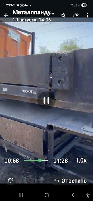 Пандус уровнительная