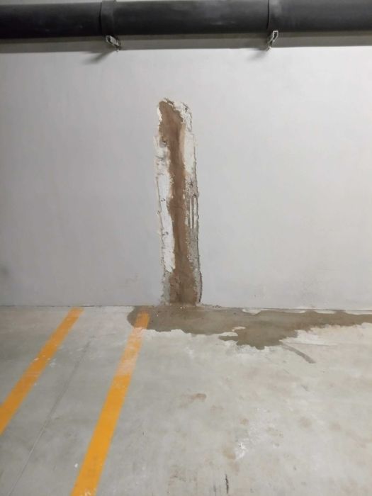 Инжектиране на полиуретан за спиране на течове в подземни гаражи и др.