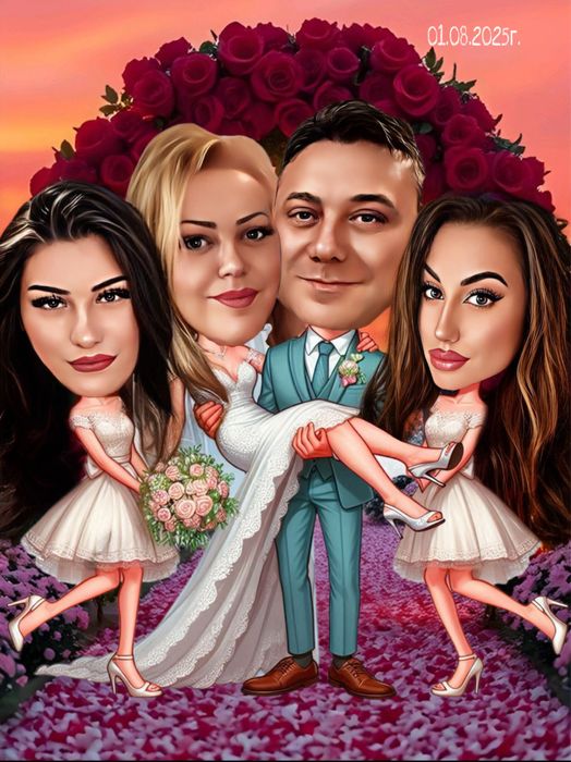 Дигитални карикатури по снимка