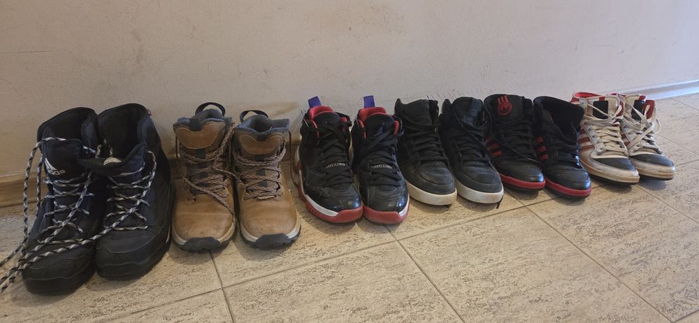 Зимни високи кецове Nike Jordan Adidas Decatlon