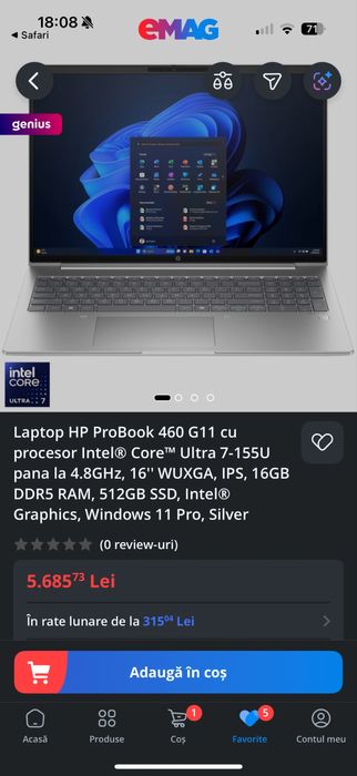 Laptop hp nou folosit doar de proba  schimb cu ps5