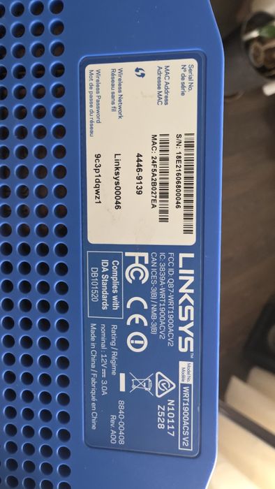 Router Wireless Linksys WRT1900ACS Dual-Core, Dual boot, OpenWrt 25.12.4, impecabil