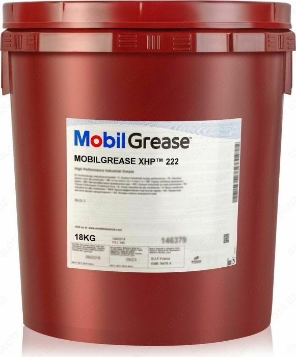 Смазка / MOBIL GREASE XHP 222 NLGI 2 (Темп. каплепадения +280°C) 18л