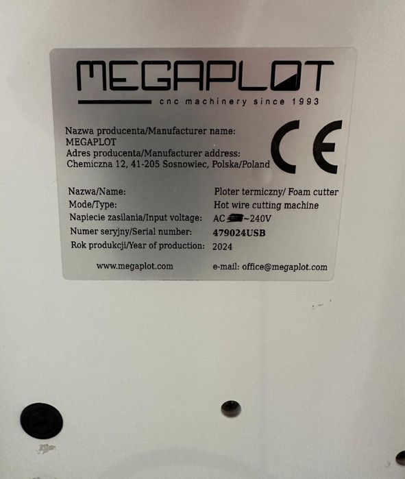 CNC Polistiren Megaplot MW