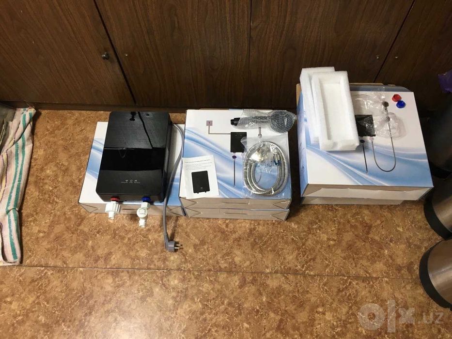 Проточный водонагреватель устанавливаеться за 5 минут есть доставка