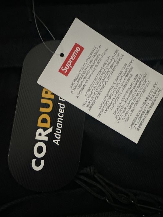 Supreme denim backpack