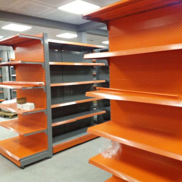 Рафтове,стилажи,крайстенни витрини