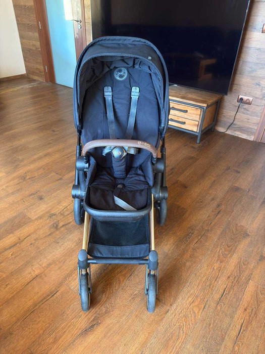 Бебешка количка Cybex Priam 4+ оригинална поставка за чаша+ зимен чувал+комарник