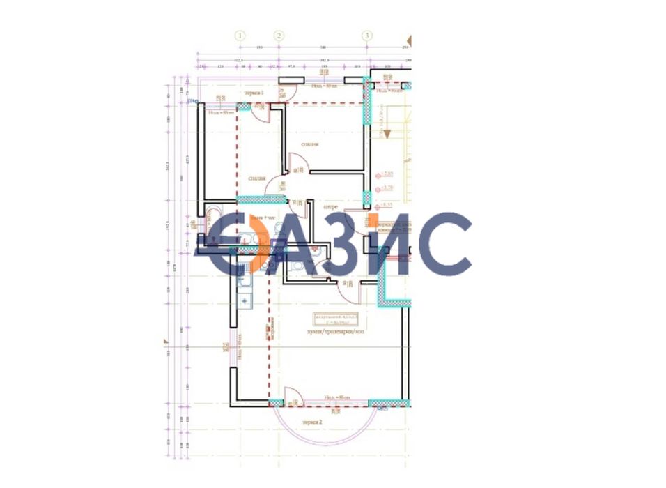 Продава се Тристаен апартамент в к.к. Слънчев бряг - 104 кв.м за 842 €/кв.м - Снимка #8