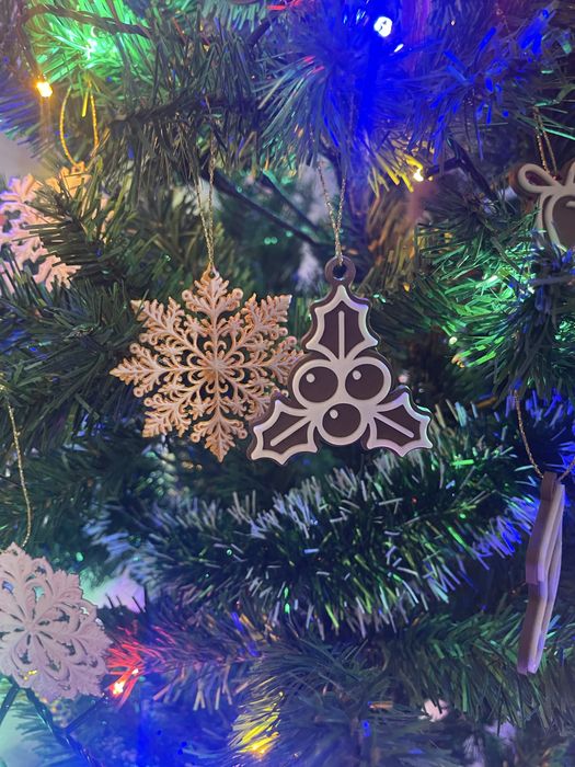 Коледни украшения за елха