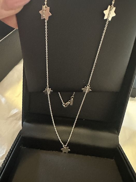 Lantisor 5 Stelute Aur Alb