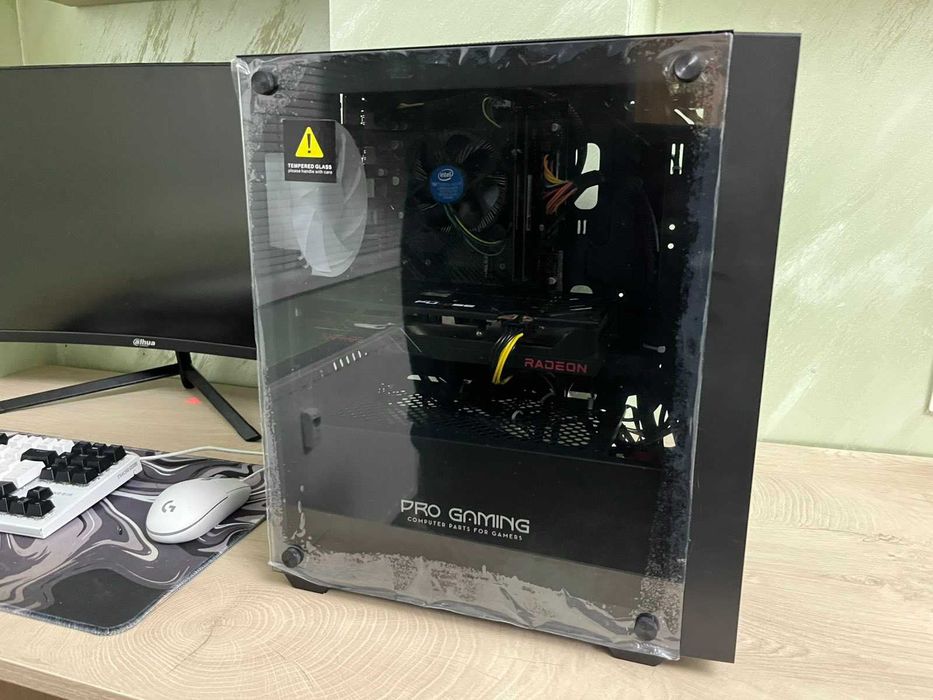 Геймърски компютър RX 6600 XT / i3-10100F / 16GB RAM / 750GB SSD / Win 11 Pro