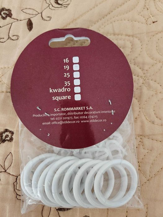 Set inele metalice și cârlige plastic galerii