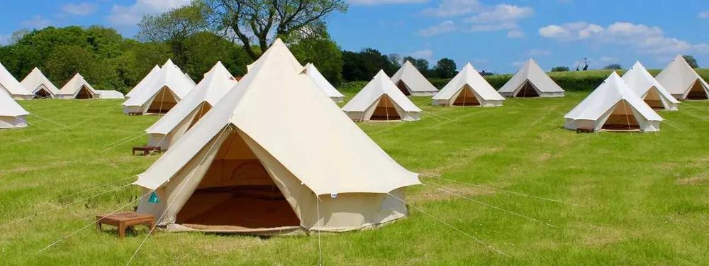 Cort bell Oxford 12 mp,glamping 4m diametru, stoc-PROMOTIE!