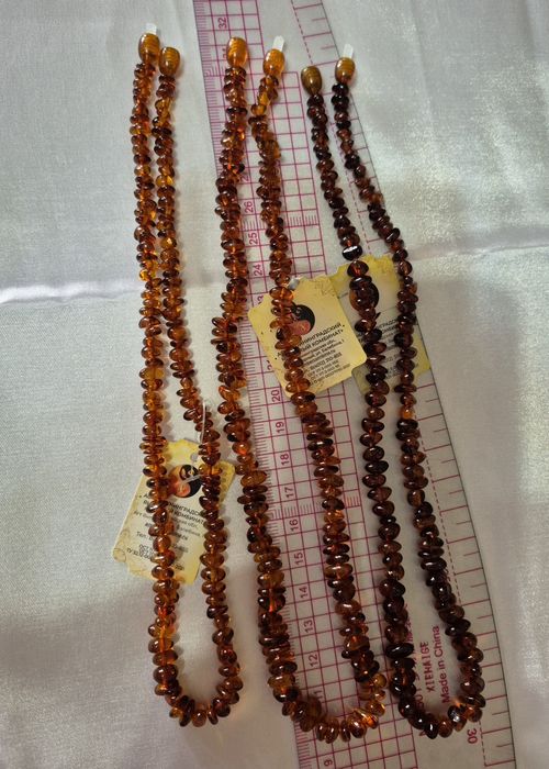 Бусы из натурального янтаря