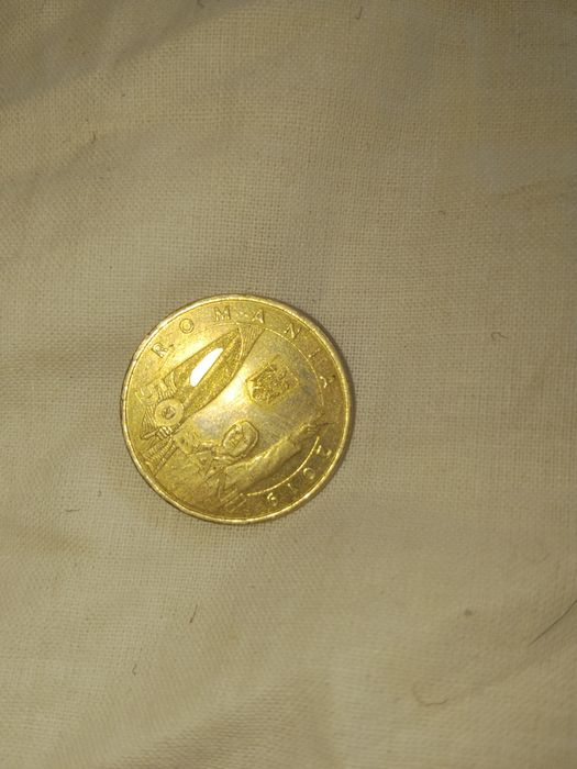 Moneda 50 beni revoluția din decembrie 1989