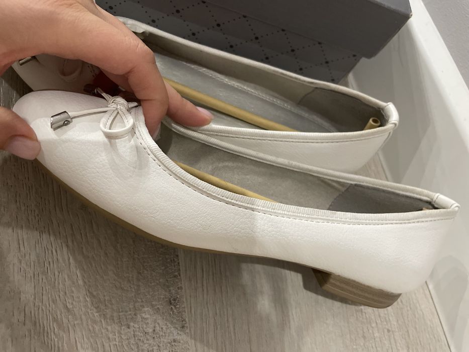 Балетки белые/свадебные