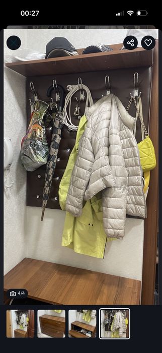 Шторы прихожая тумба