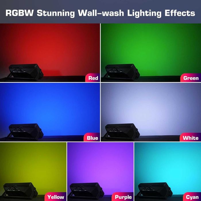Proiector LED RGBW 150W Wall Washer DMX cu telecomanda