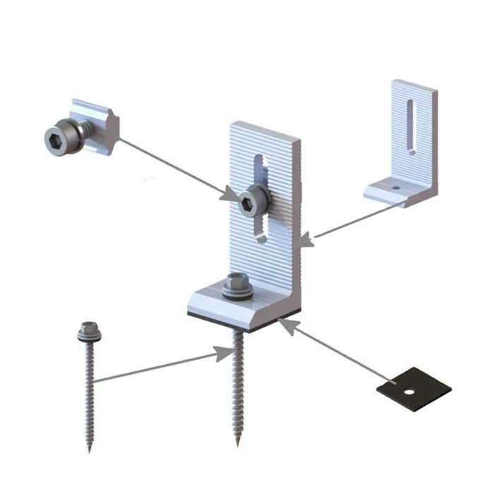 Clema L plus EPDM prinderi panouri fotovoltaice pentru acoperis tabla