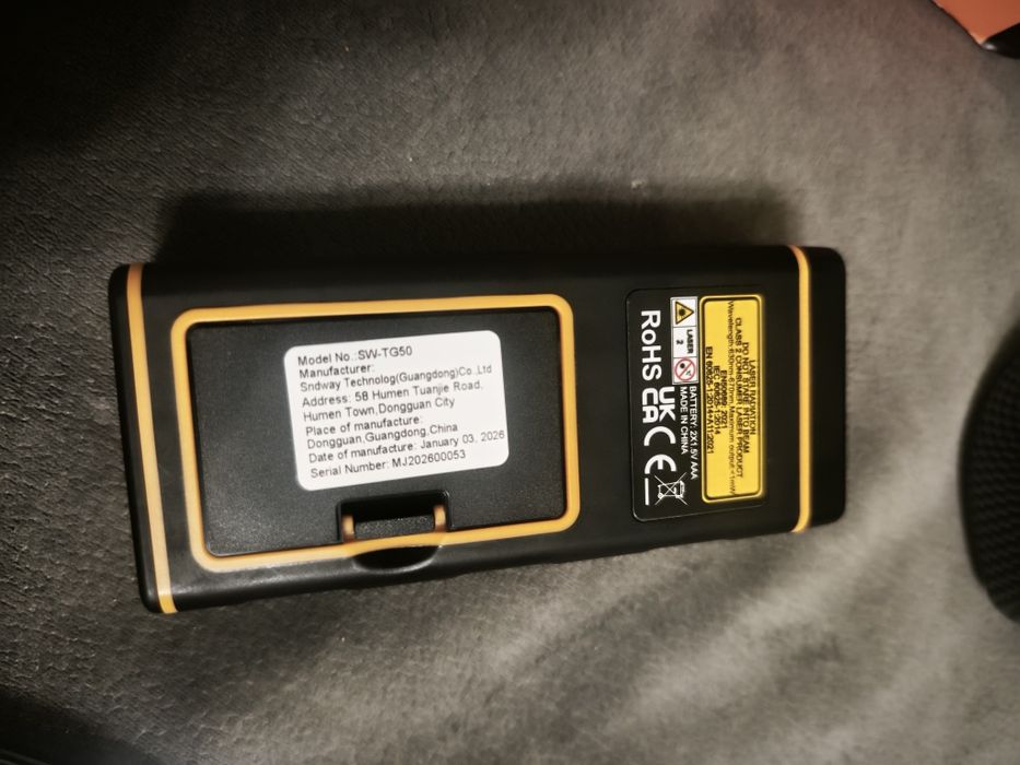 Лазерна рулетка SNDWAY модел SW-TG50