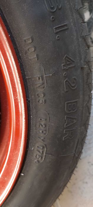 115/70/15 MICHELIN Резервна гума с джанта за Алфа Ромео 145/146