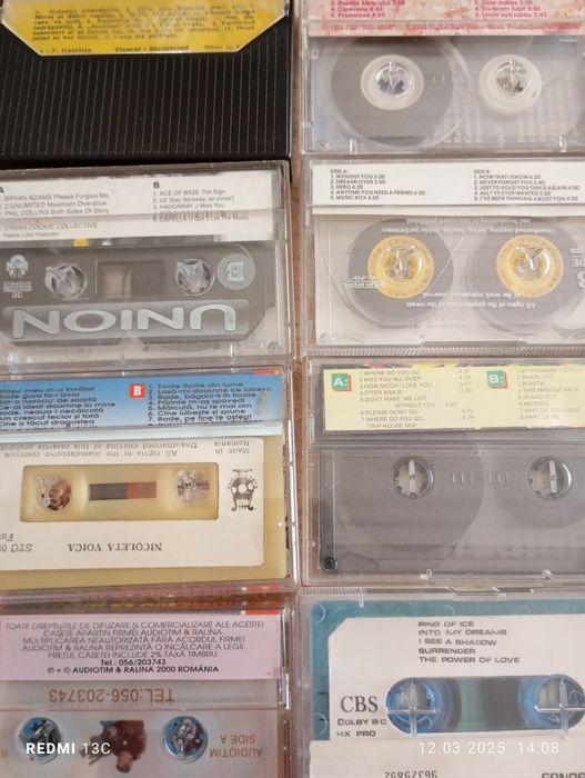 Casete retro  muzica ușoară si populară