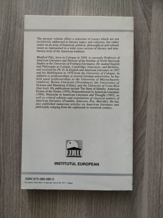 Essays on American Literature and Ideas