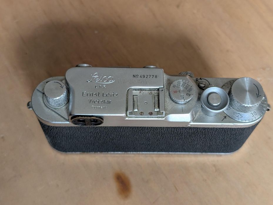 Camera foto Leitz Leica IIIF (anii '50) si husa originala