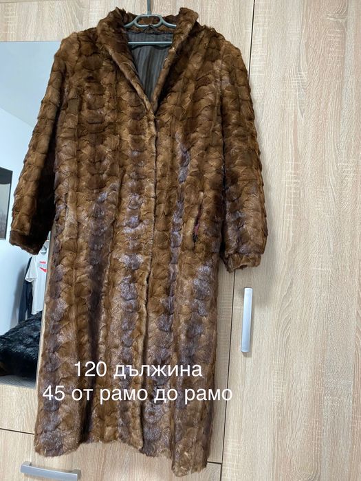 Дамски зимни палта от естествен косъм