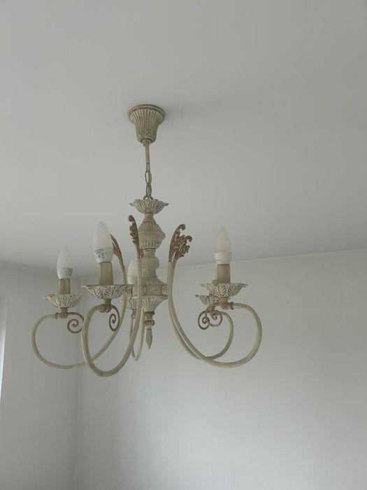Lustra Vintage Metal Patinat