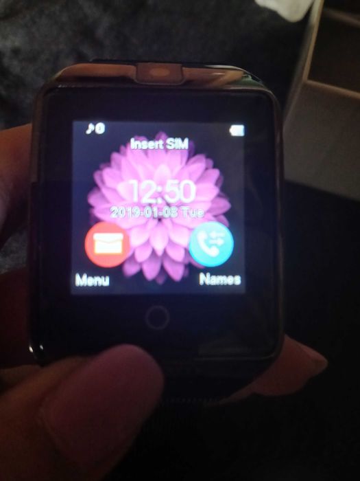 Smartwatch cu SIM card, camera, difuzor, incarcare USB, Nou la cutie