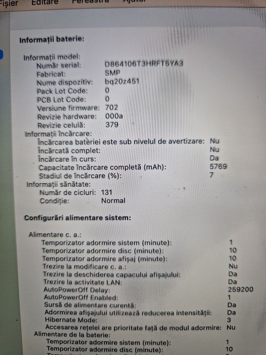 Vând Macbook Pro Retina 13, 2014 i5
