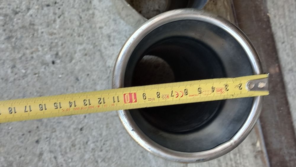 Накрайник за аспух заглушител от нераждаема стомана 3те за 80лв