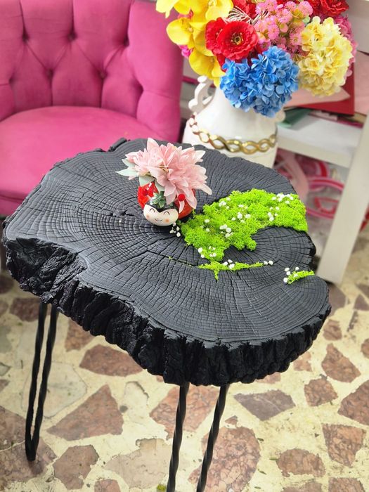 Masa de cafea din lemn masiv