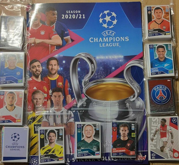 Set complet nelipit CHAMPIONS LEAGUE 2020/21