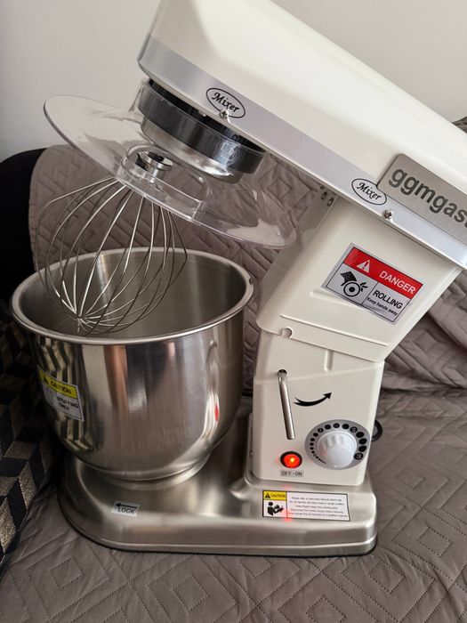 Професионален планетарен миксер GGM Gastro RMS7 – 7 л, 500 W, НОВ